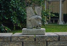 ION College Northwestern University "N-Cat" Stone Mascot