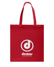 Demos Authentic Circle Vibe Canvas Shopping Tote