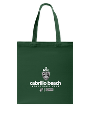 AVL Cabrillo Beach 03 Wht Canvas Shopping Tote