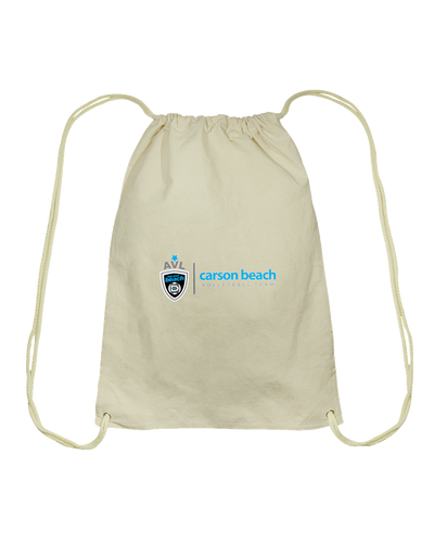 Carson Beach AVL High School Cotton Drawstring Backpack