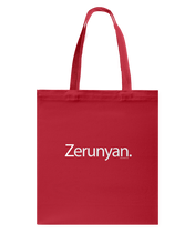 Zerunyan Letter Canvas Shopping Tote