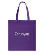 Zerunyan Letter Canvas Shopping Tote