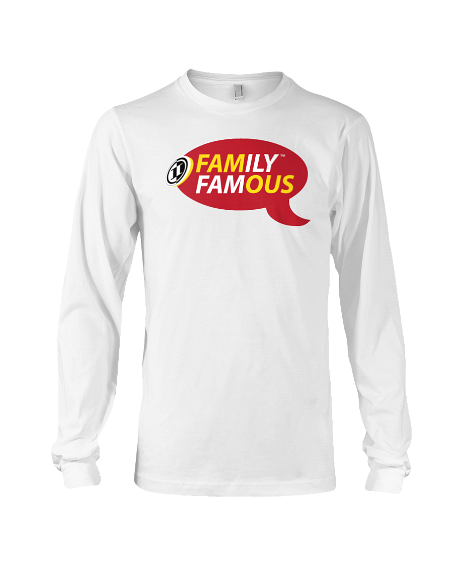 Family Famous Brand Logo Cardinal Gold Long Sleeve Tee