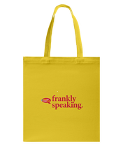 Family Famous Frankly Speaking Canvas Shopping Tote