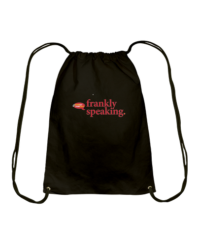 Family Famous Frankly Speaking Cotton Drawstring Backpack