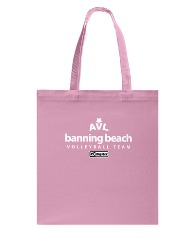 AVL Banning Beach Volleyball Team Issue Canvas Shopping Tote