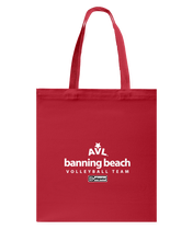 AVL Banning Beach Volleyball Team Issue Canvas Shopping Tote
