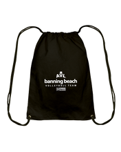 AVL Banning Beach Volleyball Team Issue Cotton Drawstring Backpack