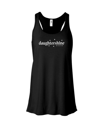 Daughtershine Brand Logo White Contoured Tank