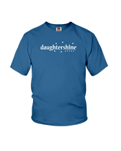 Daughtershine Brand Logo White Youth Tee