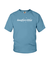 Daughtershine Brand Logo White Youth Tee