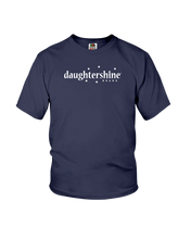 Daughtershine Brand Logo White Youth Tee