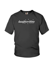 Daughtershine Brand Logo White Youth Tee