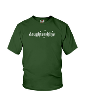 Daughtershine Brand Logo White Youth Tee