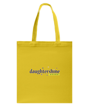 Daughtershine Brand Logo Canvas Shopping Tote