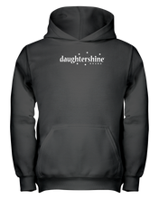 Daughtershine Brand Logo White Youth Hoodie