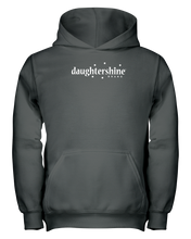 Daughtershine Brand Logo White Youth Hoodie