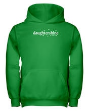 Daughtershine Brand Logo White Youth Hoodie