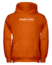 Daughtershine Brand Logo White Youth Hoodie