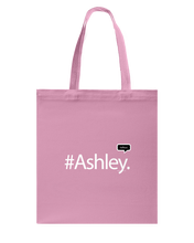 Family Famous Ashley Talkos Canvas Shopping Tote
