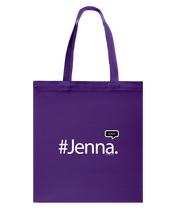 Family Famous Jenna Talkos Canvas Shopping Tote