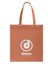 Family Famous Dimon Circle Vibe Canvas Shopping Tote