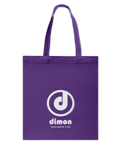 Family Famous Dimon Circle Vibe Canvas Shopping Tote