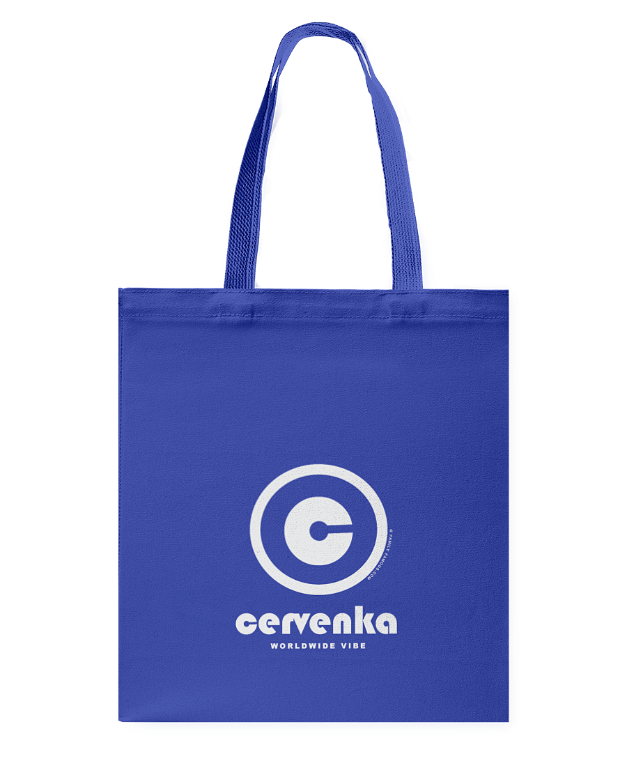 Family Famous Cervenka Circle Vibe Canvas Shopping Tote