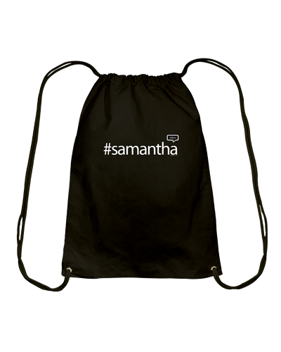 Family Famous Samantha Talkos Cotton Drawstring Backpack