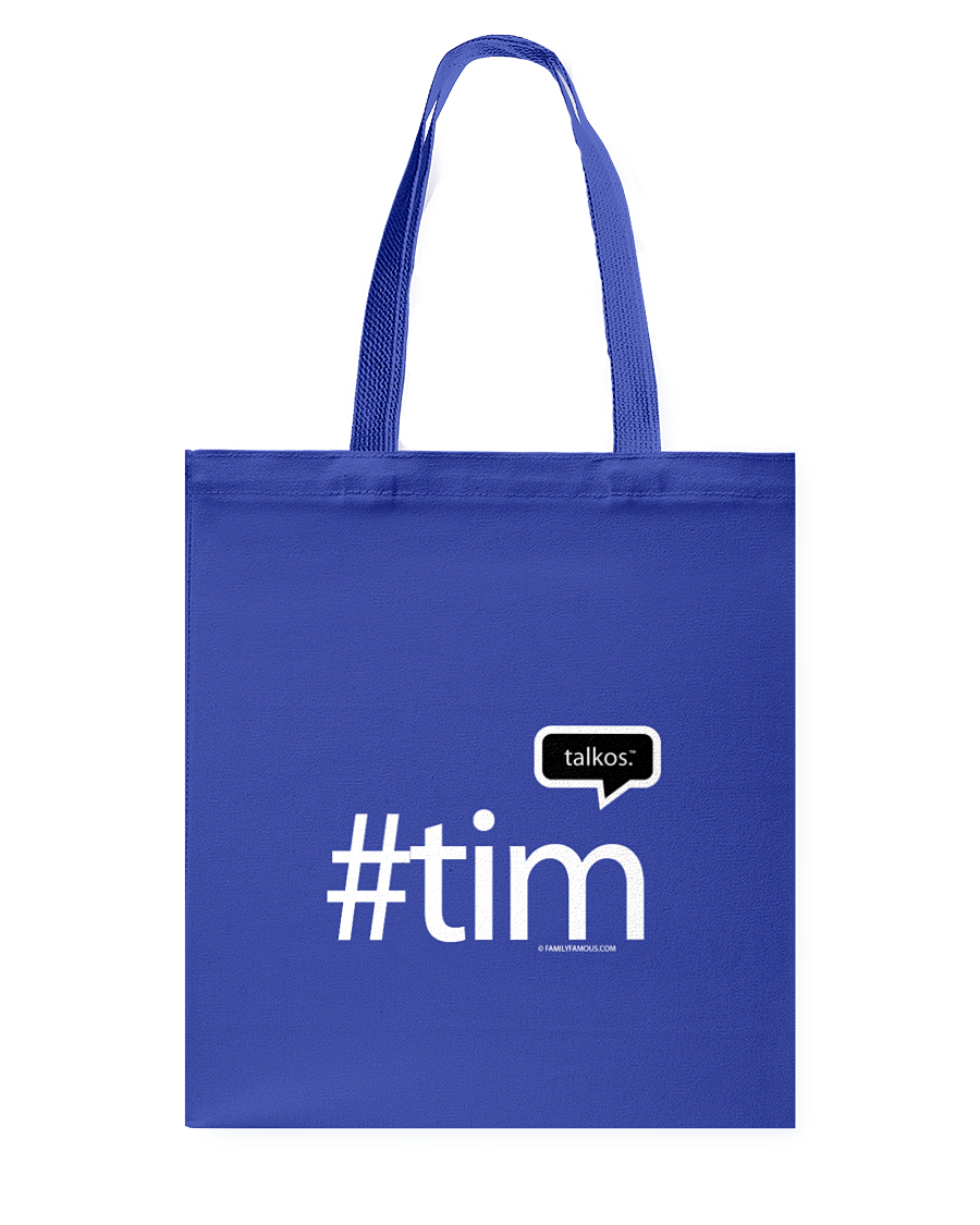 Family Famous Tim Talkos Canvas Shopping Tote