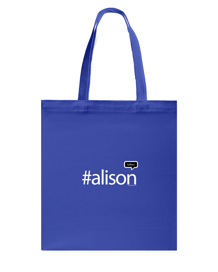 Family Famous Alison Talkos Canvas Shopping Tote