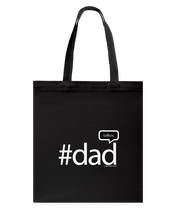 Family Famous Dad Talkos Canvas Shopping Tote