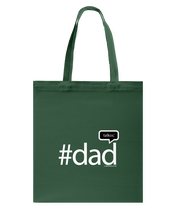 Family Famous Dad Talkos Canvas Shopping Tote