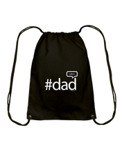 Family Famous Dad Talkos Cotton Drawstring Backpack