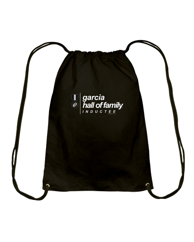 Family Famous Garcia Hall Of Family Inductee Cotton Drawstring Backpack