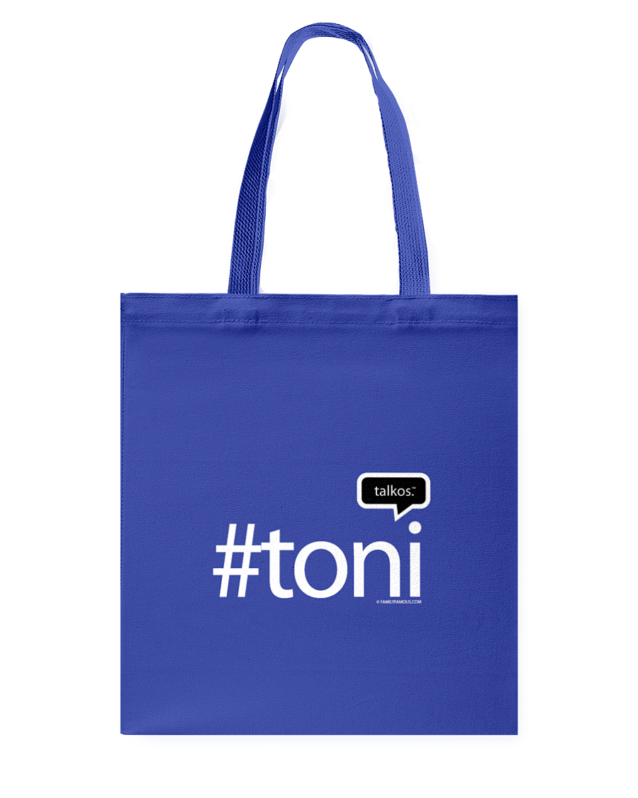 Family Famous Toni Talkos Canvas Shopping Tote