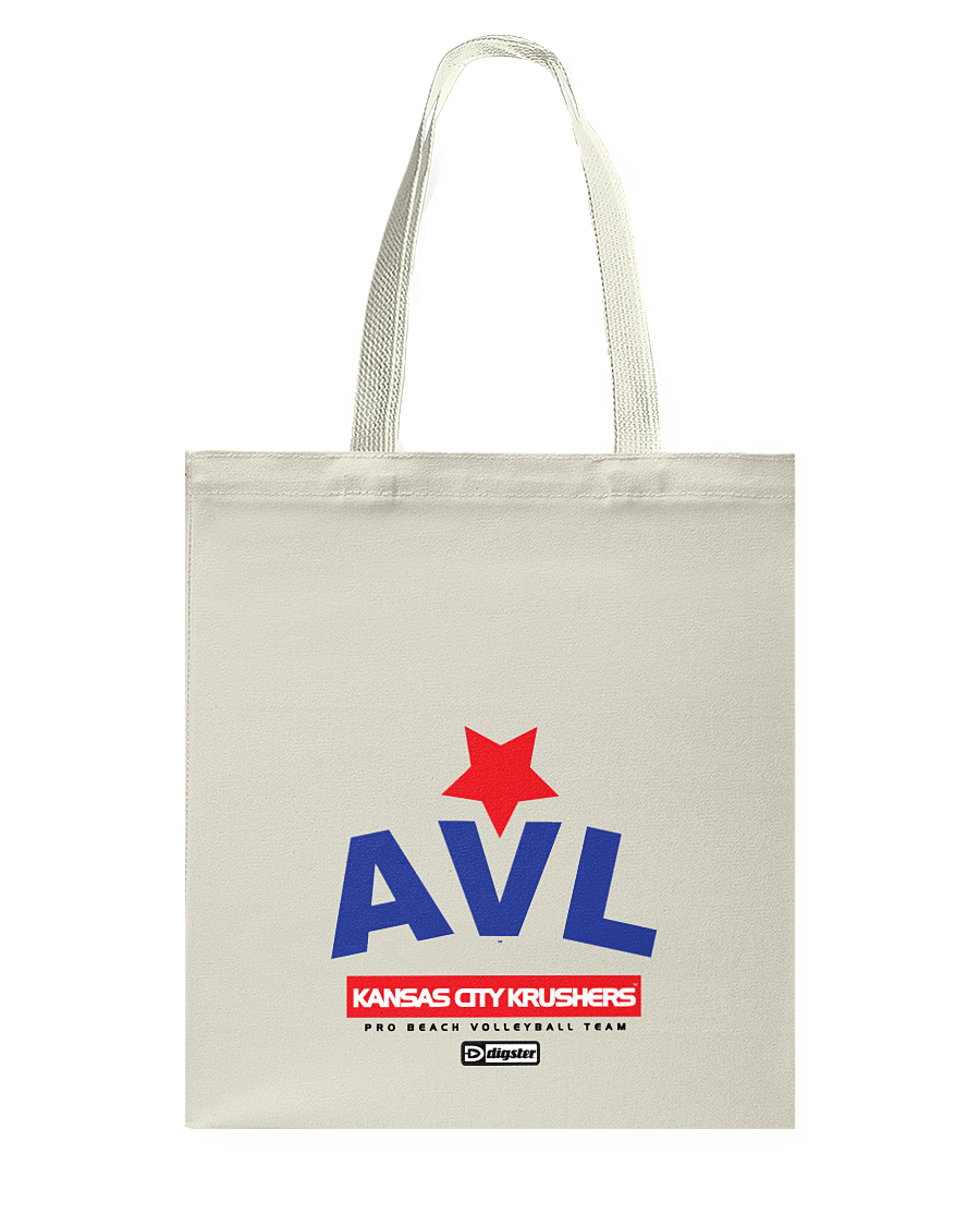 AVL Digster Kansas City Krushers Canvas Shopping Tote