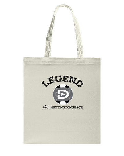 Digster Legend AVL Local Huntington Beach Canvas Shopping Tote
