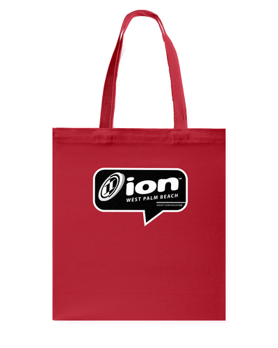 ION West Palm Beach Conversation Canvas Shopping Tote