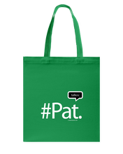 Family Famous Pat Talkos Canvas Shopping Tote