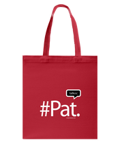 Family Famous Pat Talkos Canvas Shopping Tote