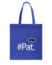 Family Famous Pat Talkos Canvas Shopping Tote