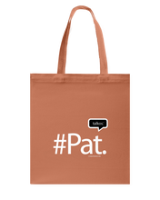 Family Famous Pat Talkos Canvas Shopping Tote