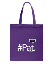 Family Famous Pat Talkos Canvas Shopping Tote
