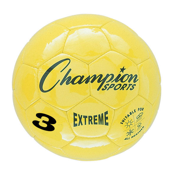 I KICK™ by Champion Sports Extreme Soccer Ball Size 3 Yellow