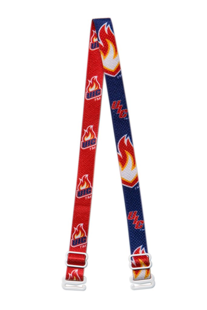 ION College Fashion Fliips™ University Of Illinois Chicago Flames Bra Straps