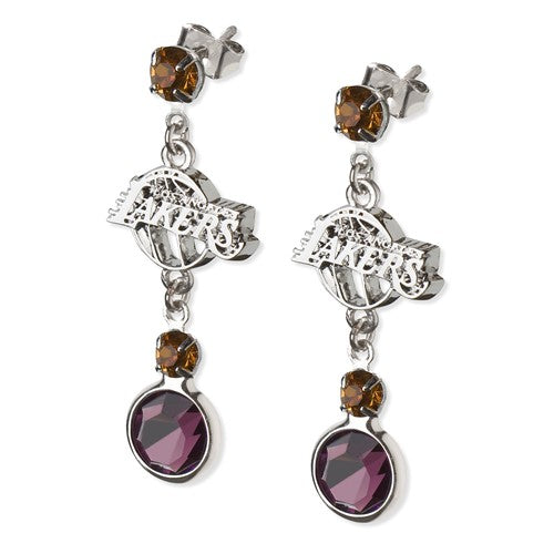Los Angeles Lakers Crystal Logo Earrings