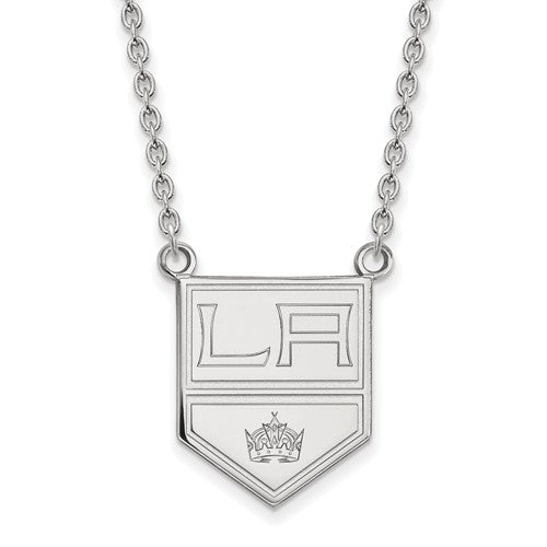 Los Angeles Kings 14k White Gold Large Pendant Necklace