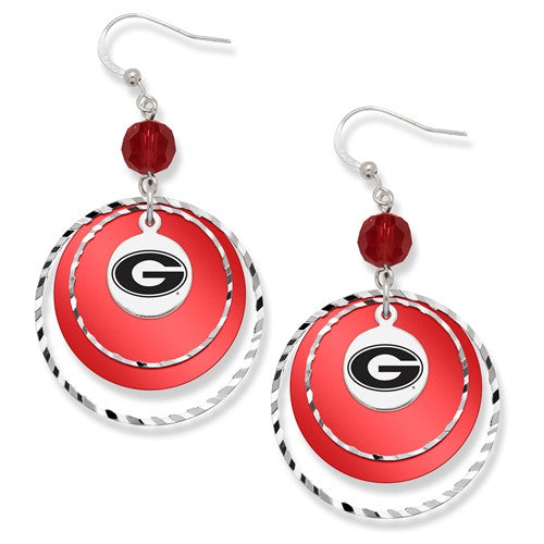University Of Georgia Game Day Earrings