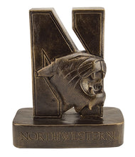 ION College Northwestern University "N-Cat" Stone Mascot